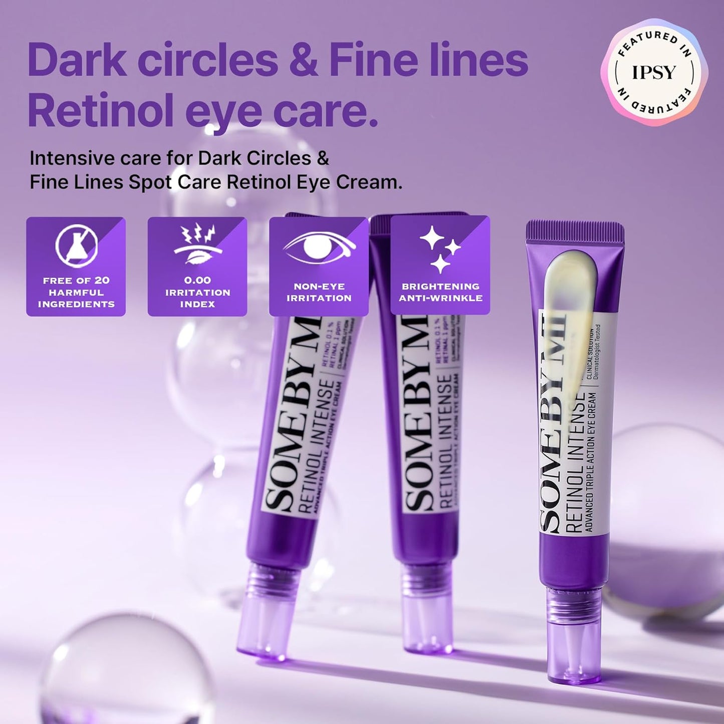 Retinol Intense Advanced Triple Action Eye Cream – 1.01Oz, 30Ml – Korean Retinol under Eye Cream anti Aging for Fine Lines – Brightens Dark Circles & Smooths Skin Texture – Korean Skin Care