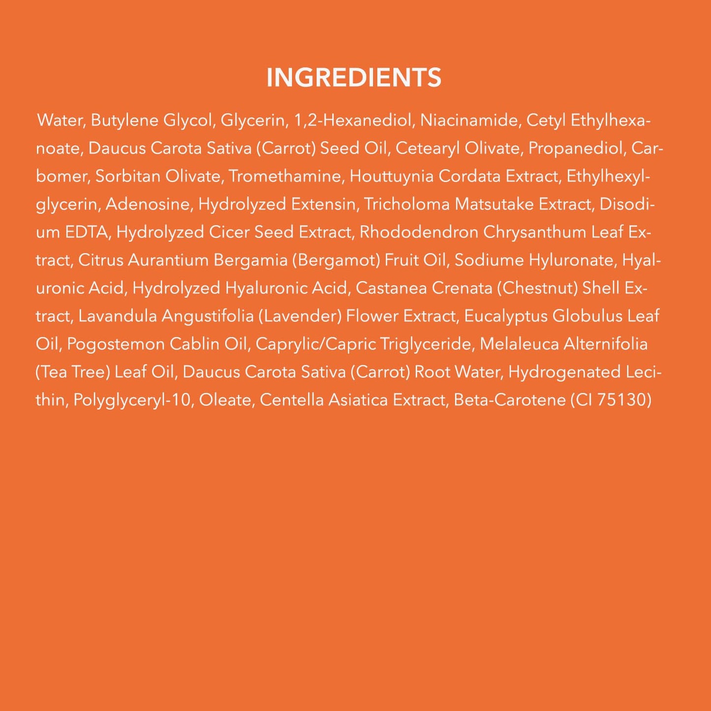 Carrotene Clarifying Facial Serum | Vegan, Non-Comedogenic | Blemish Clear, Dark Spot Corrector | Korea Skincare | Oily Skin, Sensitive Skin, Bumpy Skin | 1.25 Fl.Oz