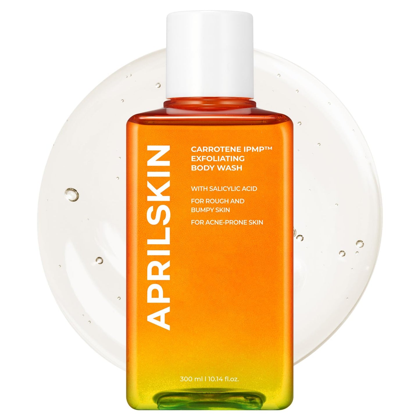 Carrotene IPMP™ Exfoliating Body Wash | Salicylic Acid Body Wash Improve Rough & Bumpy Skin, Body Acne, Keratosis Pilaris with Niacinamide & Ceramides | Vegan & Cruelty-Free | 10.14 Fl.Oz