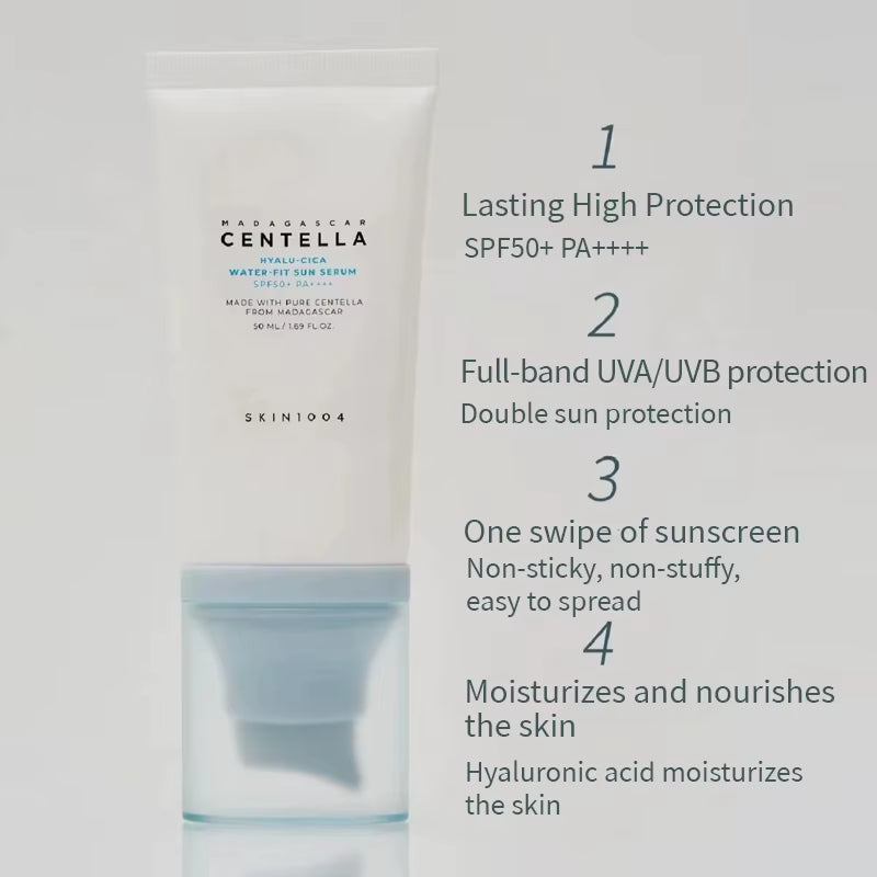 SKIN1004 Sunscreen Spf 50 Korean Madagascar Centella Skin Care Original Protector Solar Facial Crème Solaire Sun Screen Cream