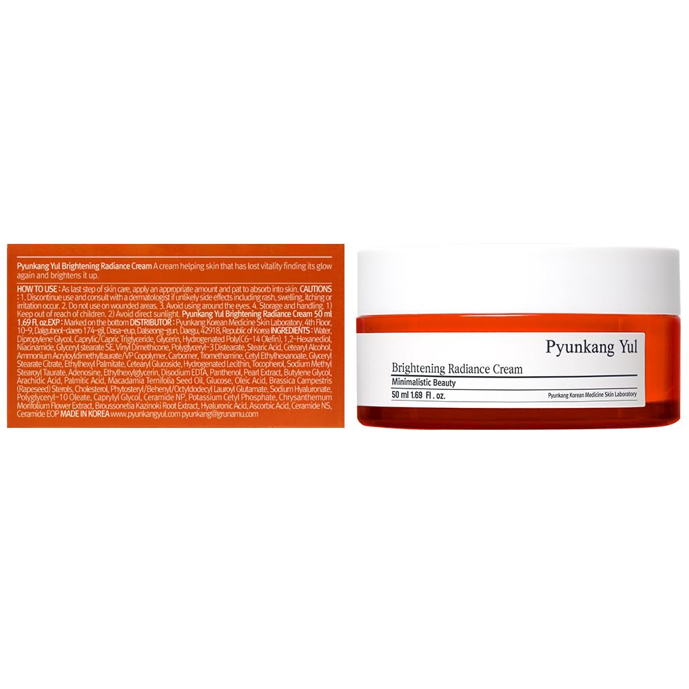 PKY Radiance Vita Cream with Vitamin C and Pearl Extract, 1.69 Fluid Ounces (50 Milliliters) – Moisturizing Cream for Flawless, Radiant Skin