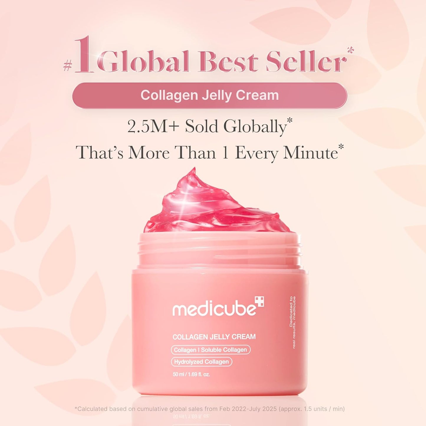 Collagen Jelly Cream- Niacinamide & Freeze-Dried Hydrolyzed Collagen - Boosts Skin'S Barrier Hydration and Gives 24H Glow & Lifted Look - Korean Skincare (1.69 Fl Oz (Pack of 1))