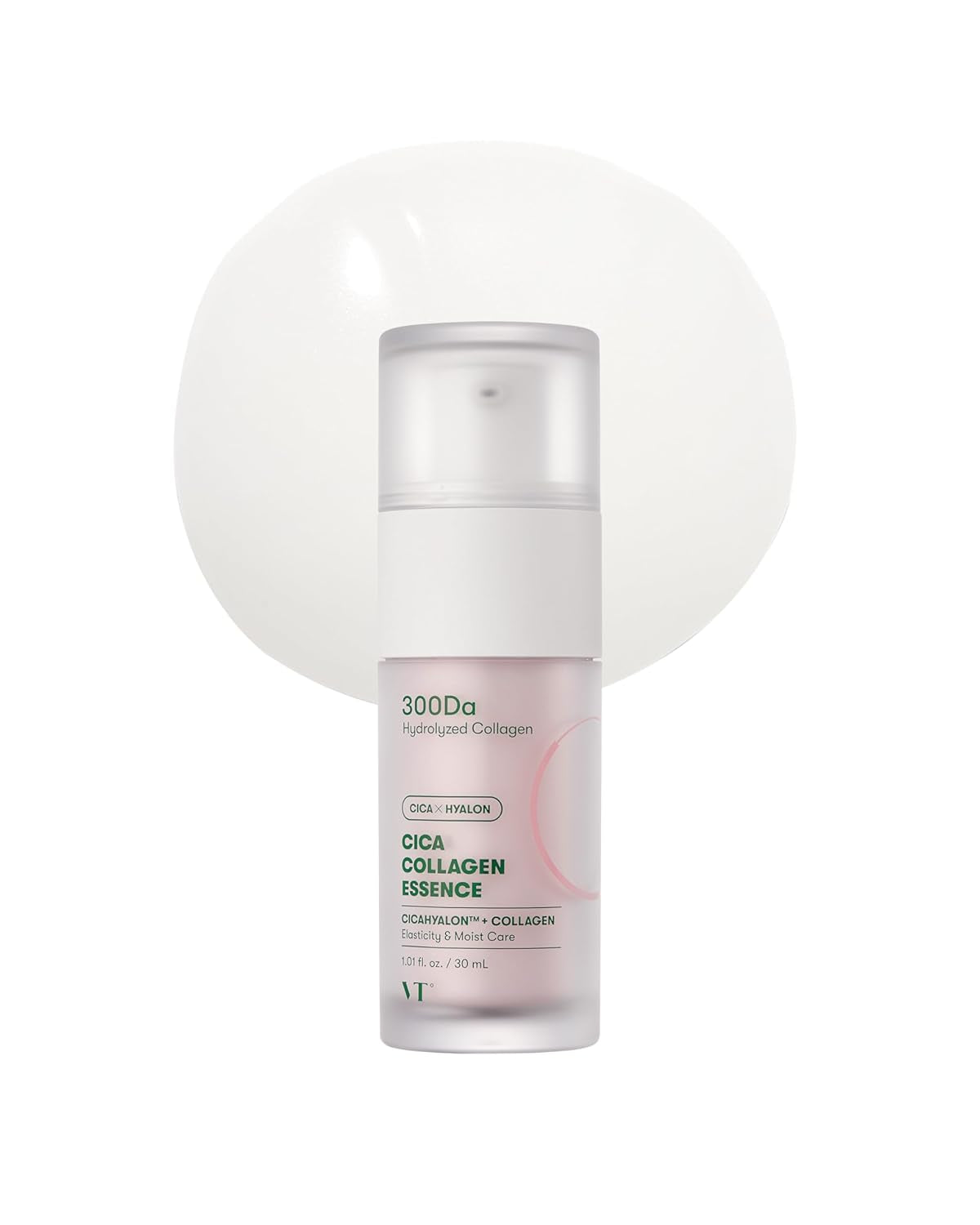 Cica Collagen Essence, 300Da Collagen Extract & Peptide Complex for Firming, Plumping, and Improving Skin Elasticity. Korean Skincare, Pink Collagen Serum