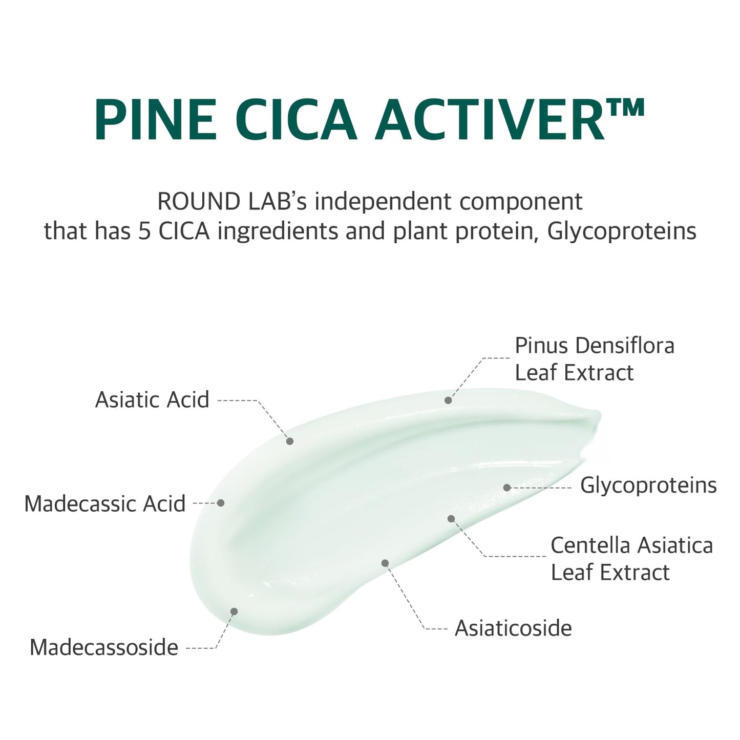 Pine Calming Cica Cream 1.69 Fl Oz, Low-Acidic Soothing Moisturizer with Pine Cica, BHA + LHA, and Hyaluronic Acid for Skin Barrier Support, Sebum Control, and Hydration, Korean Skincare