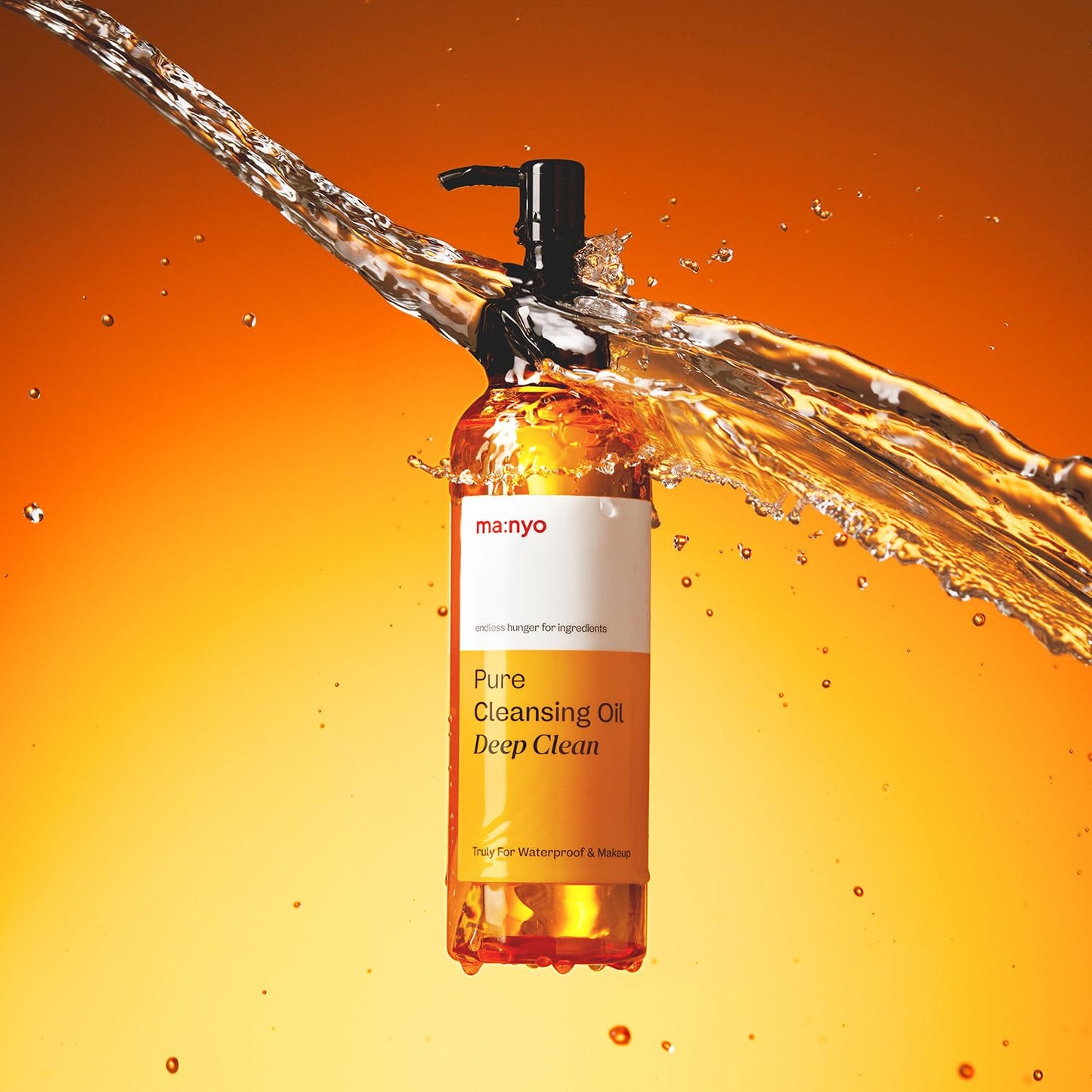 Pure Cleansing Oil Korean Facial Cleanser, Blackhead Melting, Daily Makeup Removal with Argan Oil, Korean Skin Care (Deep Clean)