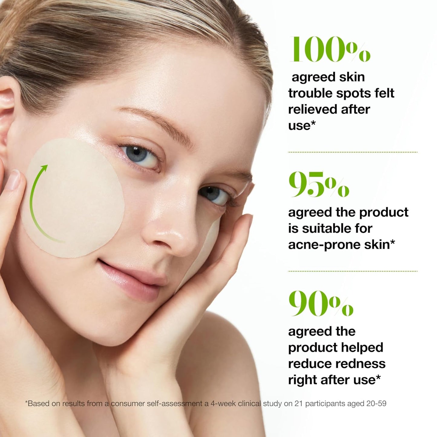 Azelaic 10 Hyaluron Redness Soothing Pad, Troubled & Spot Care with Korean Toner Pads, Quick & Easy Stretchable Facial Mask with Azelaic Acid, Hyaluronic Acid, Korean Skin Care (90 Pads)