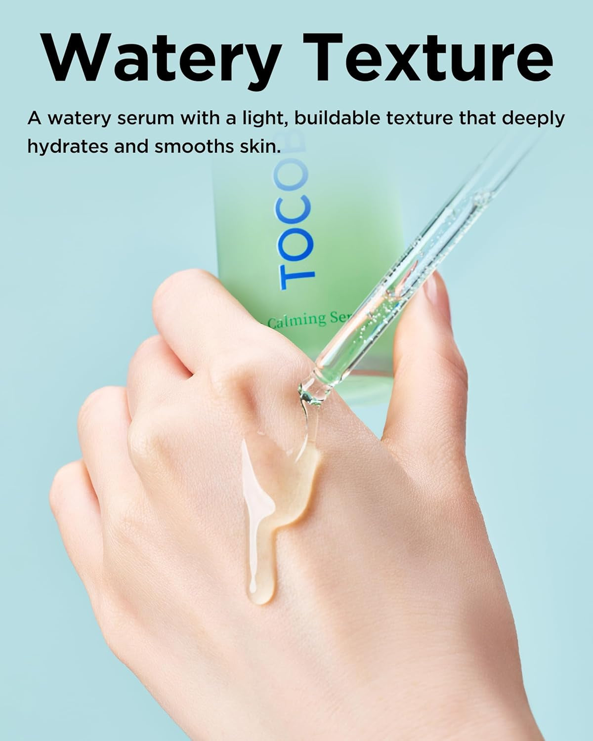Cica Calming Serum – Korean Vegan Soothing Face Serum with Cica, Tea Tree & Hyaluronic Acid – Lightweight Hydrating Formula for Sensitive Skin, 24-Hour Moisture, Non-Greasy, 1.01 Fl.Oz.