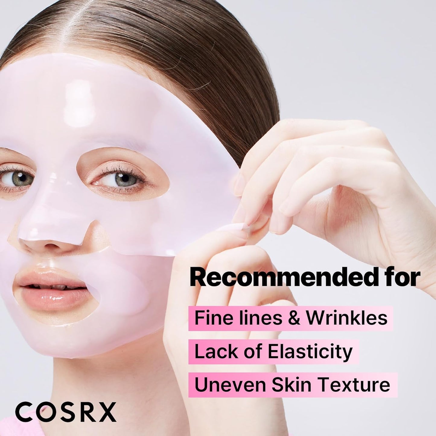 the Peptide Collagen Lifting Glow Hydrogel Face Masks Skincare 3 EA, Collagen Face Mask, Travel Essentials, Overnight Face Mask, Korean Skincare