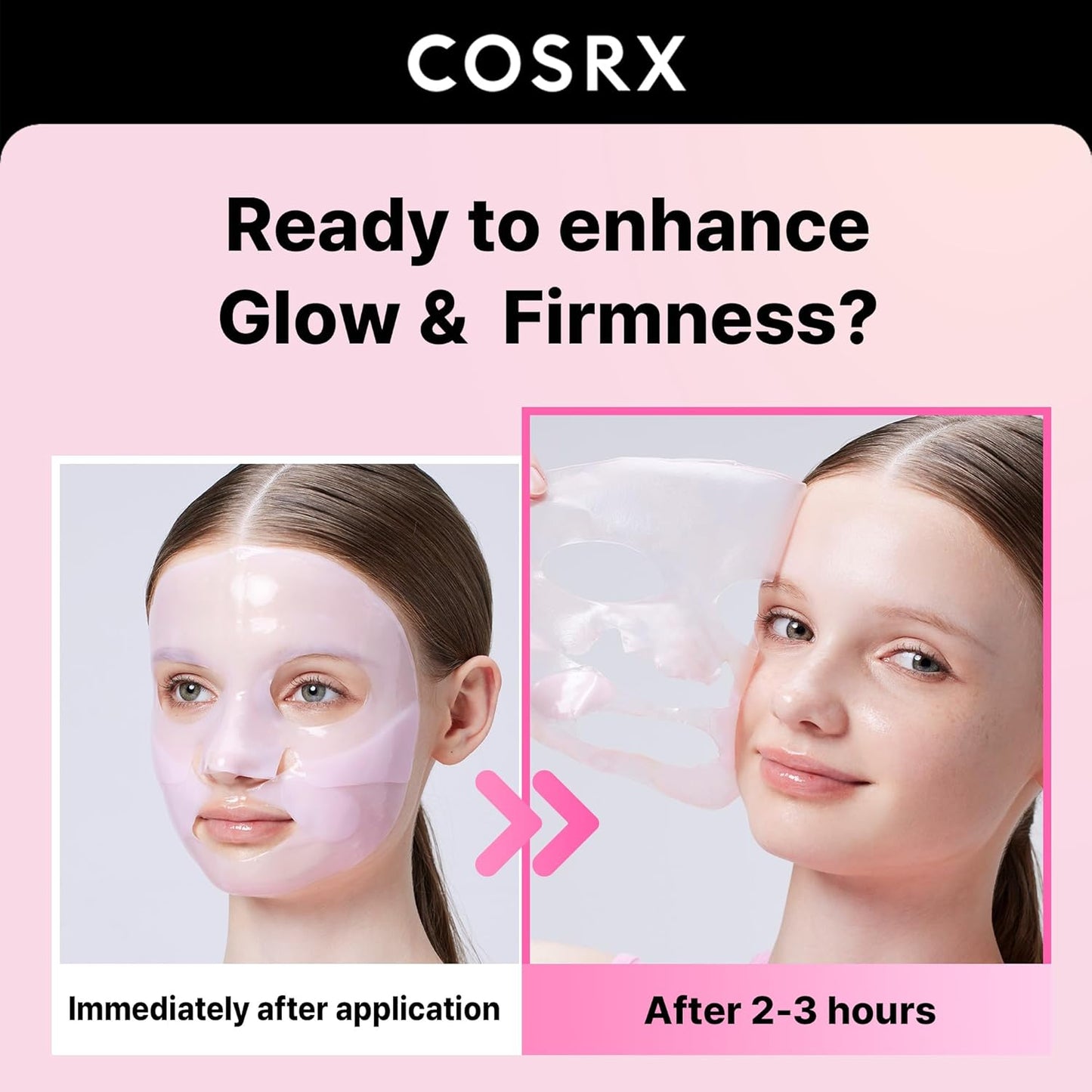 the Peptide Collagen Lifting Glow Hydrogel Face Masks Skincare 3 EA, Collagen Face Mask, Travel Essentials, Overnight Face Mask, Korean Skincare