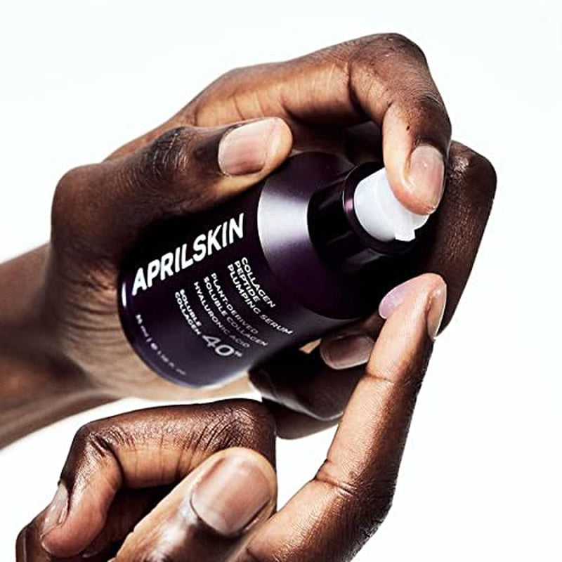40% Collagen Peptide Plumping Serum | Vegan, Cruelty-Free | Keeps Radiant and Firmer-Looking with Triple Peptide Complex | for Fine Lines, Wrinkles & Sensitized Skin