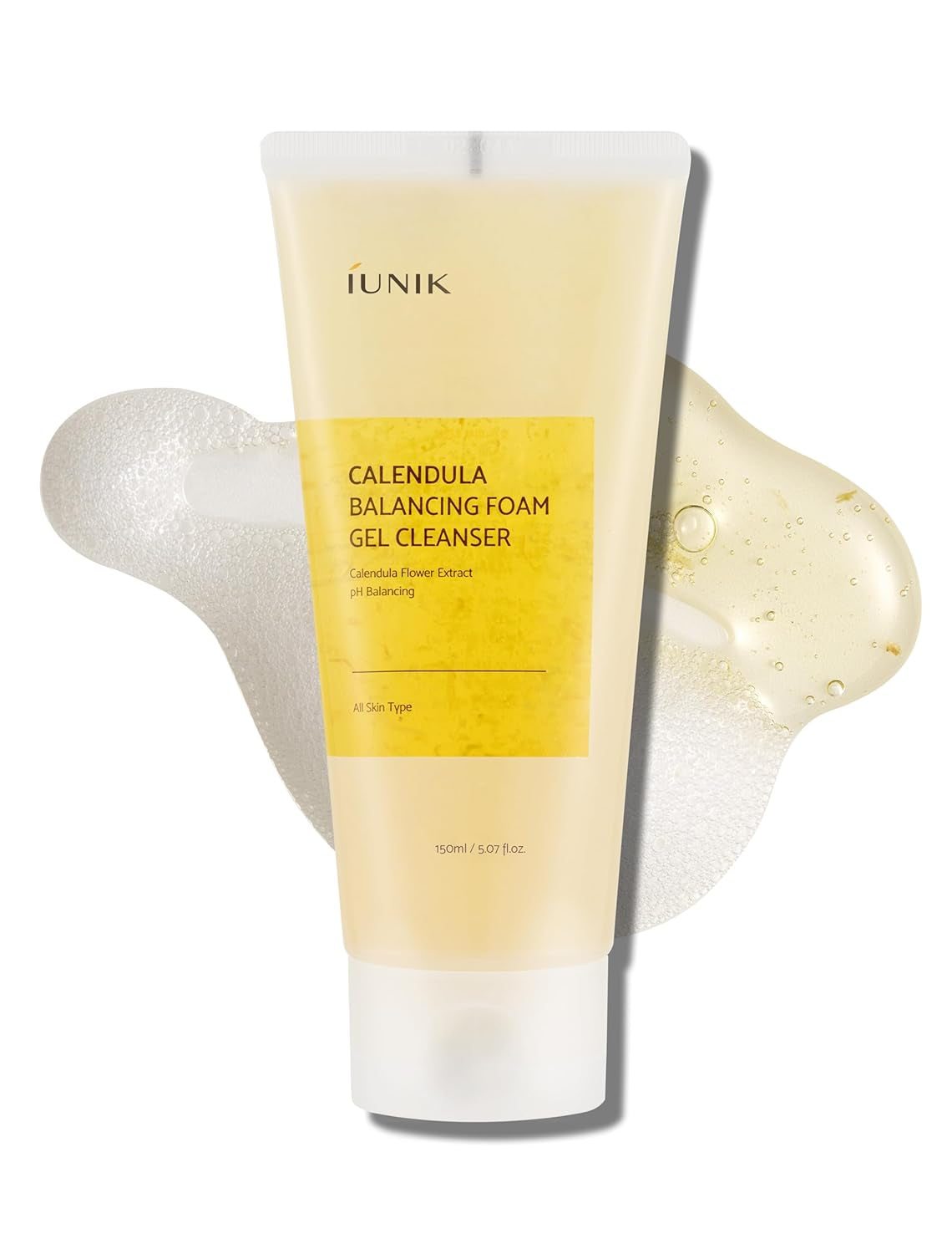 Low Ph Calendula Balancing Foam Gel Cleanser for All Skin Types β Face Wash with Centella Asiatica & Beta Glucan β Gentle Hydrating Mild Facial Cleanser 5.07 Fl. Oz. Korean Skincare