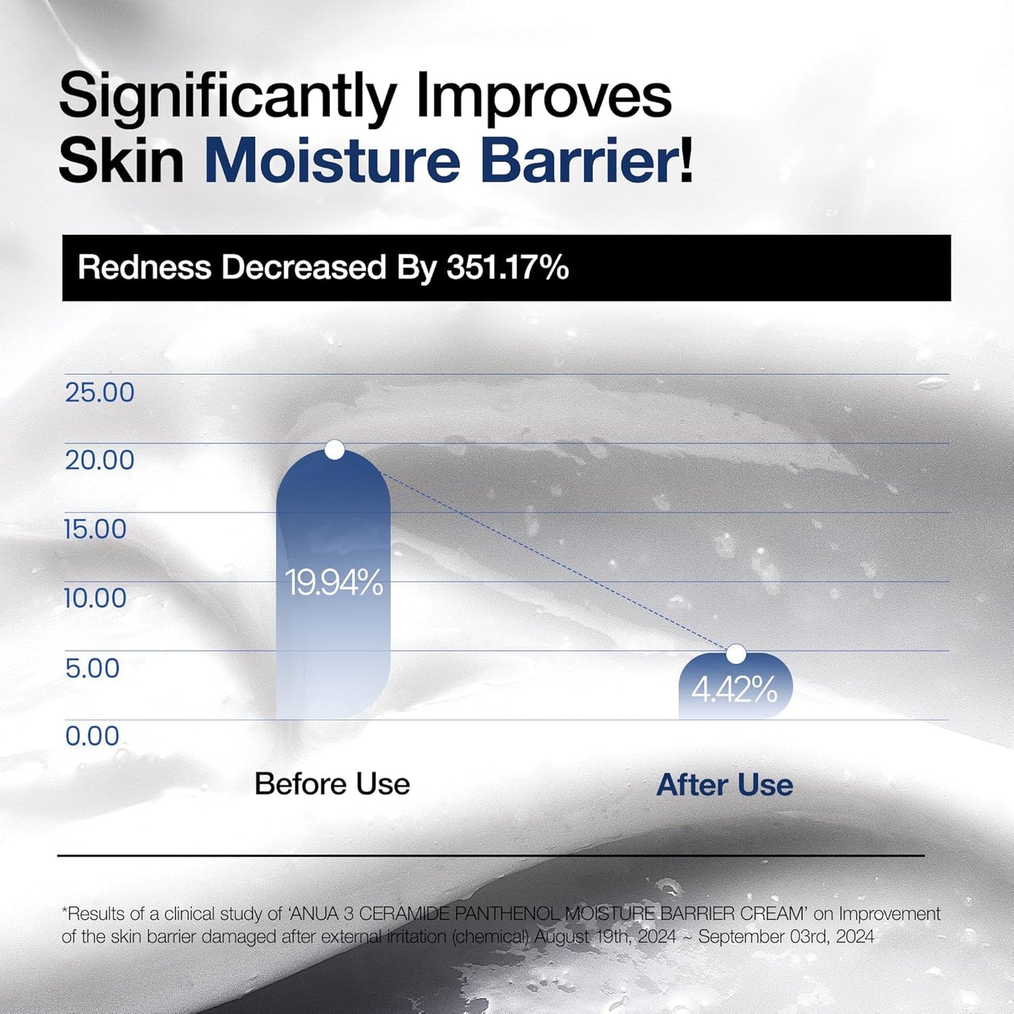 3 Ceramide Panthenol Moisture Barrier Cream, Hydrating Face Moisturizer for Normal Skin, Panthenol, Ceramide, Centella for Skin Barrier Non Comedogenic, Korean Skincare (100Ml/ 3.38 Fl. Oz.)