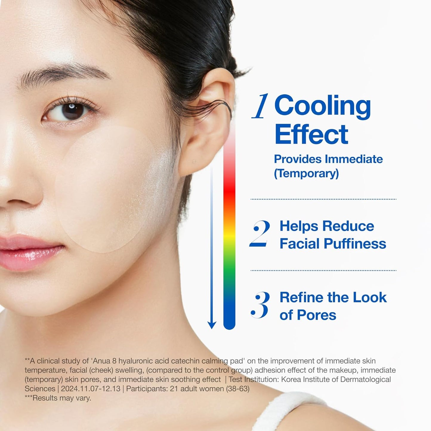 8 Hyaluronic Acid Catechin Calming Pad, Pore Care & Cooling Effect with Korean Toner Pad, Quick & Easy Hydrating Daily Face Mask, Makeup Prep Routine, Korean Skin Care (185Ml,110 Pads)