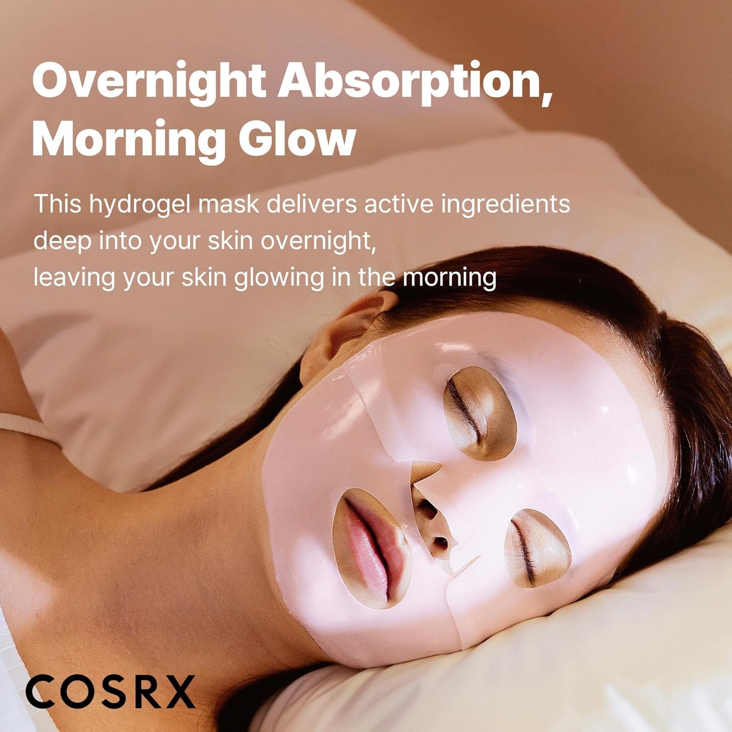 the Peptide Collagen Lifting Glow Hydrogel Face Masks Skincare 3 EA, Collagen Face Mask, Travel Essentials, Overnight Face Mask, Korean Skincare