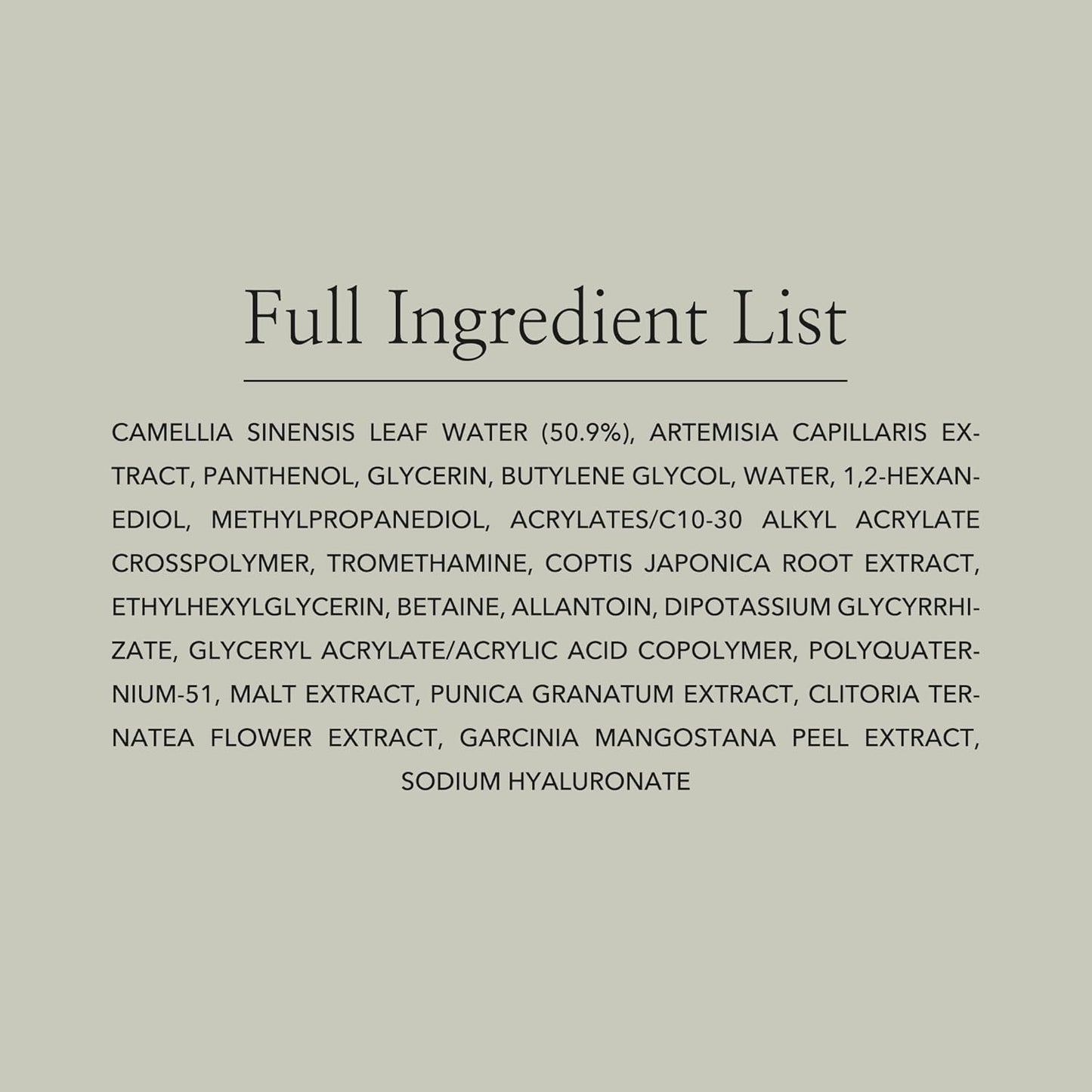 Calming Serum Green Tea Panthenol Soothing, Moisturizing Sensitive, Acne-Prone, UV Irritated Skin, Daily Korean Skin Care for Men and Women, 30Ml 1 Fl.Oz