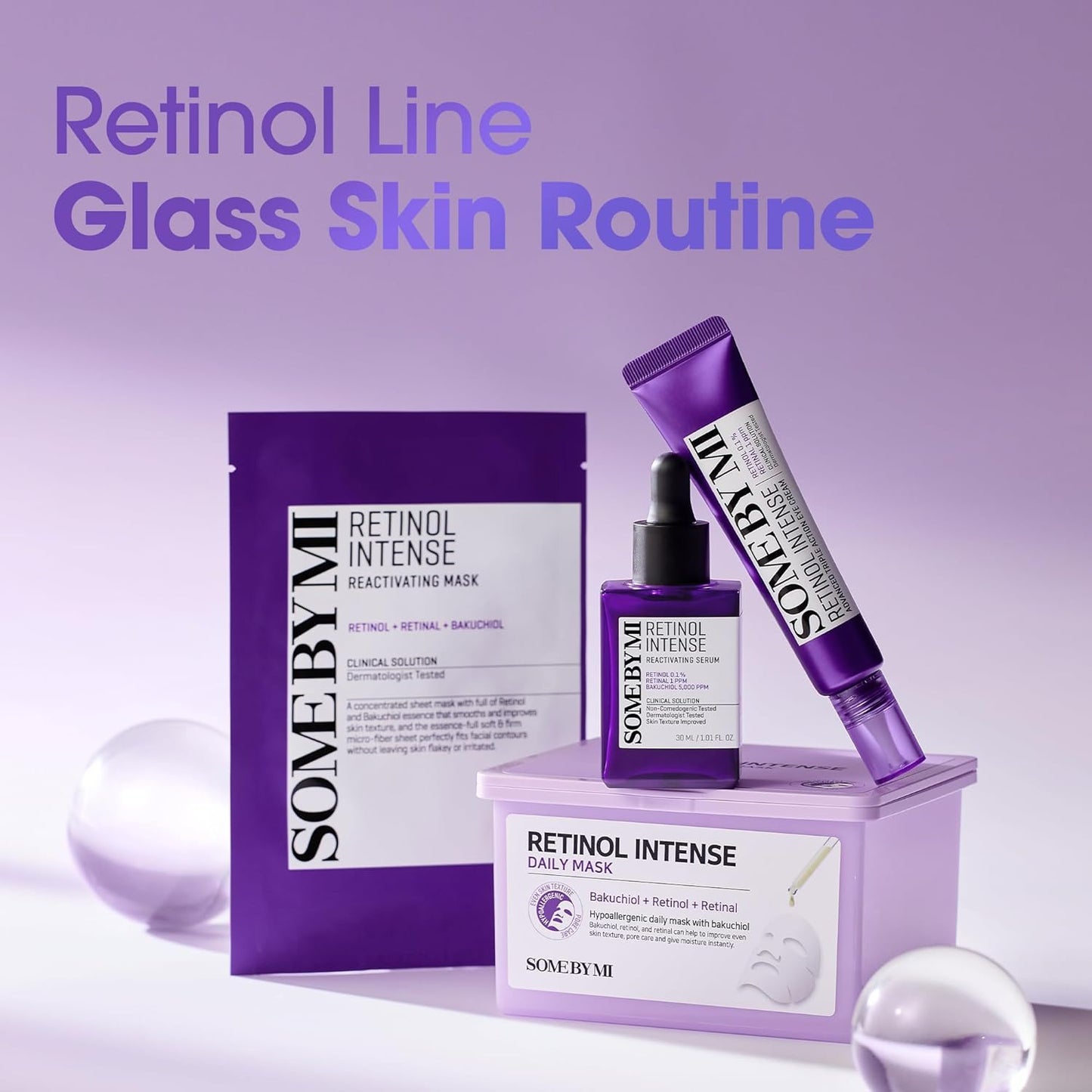 Retinol Intense Reactivating Serum – 1.01Oz, 30Ml – Korean Bakuchiol Retinol Serum for Face Firming – Improves Signs of Aging, Minimizes Pore Size & Refines Skin Texture – Korean Skin Care