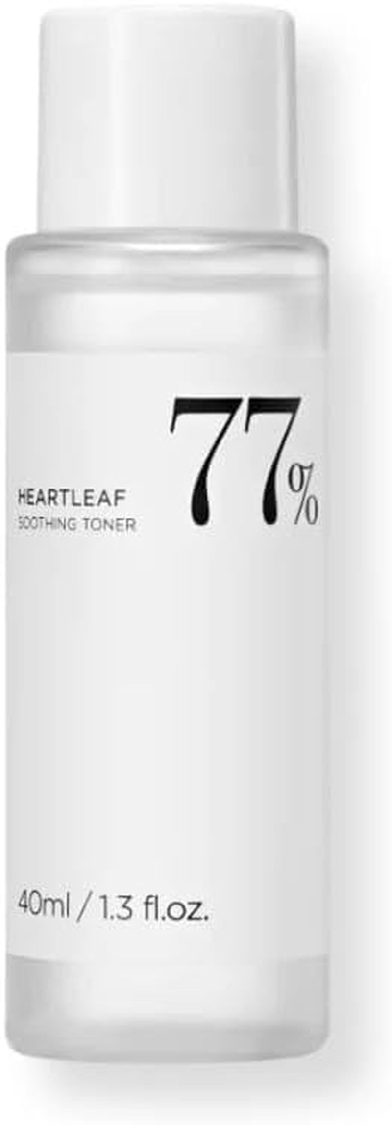 Mini Soothing Toner with 77 Heartleaf, Perfect for Travel Size (1.35 Fl Oz), Skin Soothing Ph 5.5 Trouble Care, Hydrating, Purifying, Vegan, Korean Skincare, 40Ml