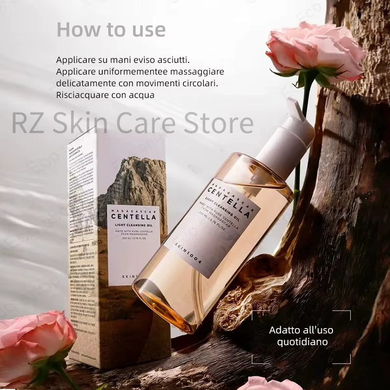 SKIN1004 Centella Skincare Korean 4Pc/Set Madagascar Moisturize Toner Serum Whitening Cream Face Wash Cleansing Oil Essence