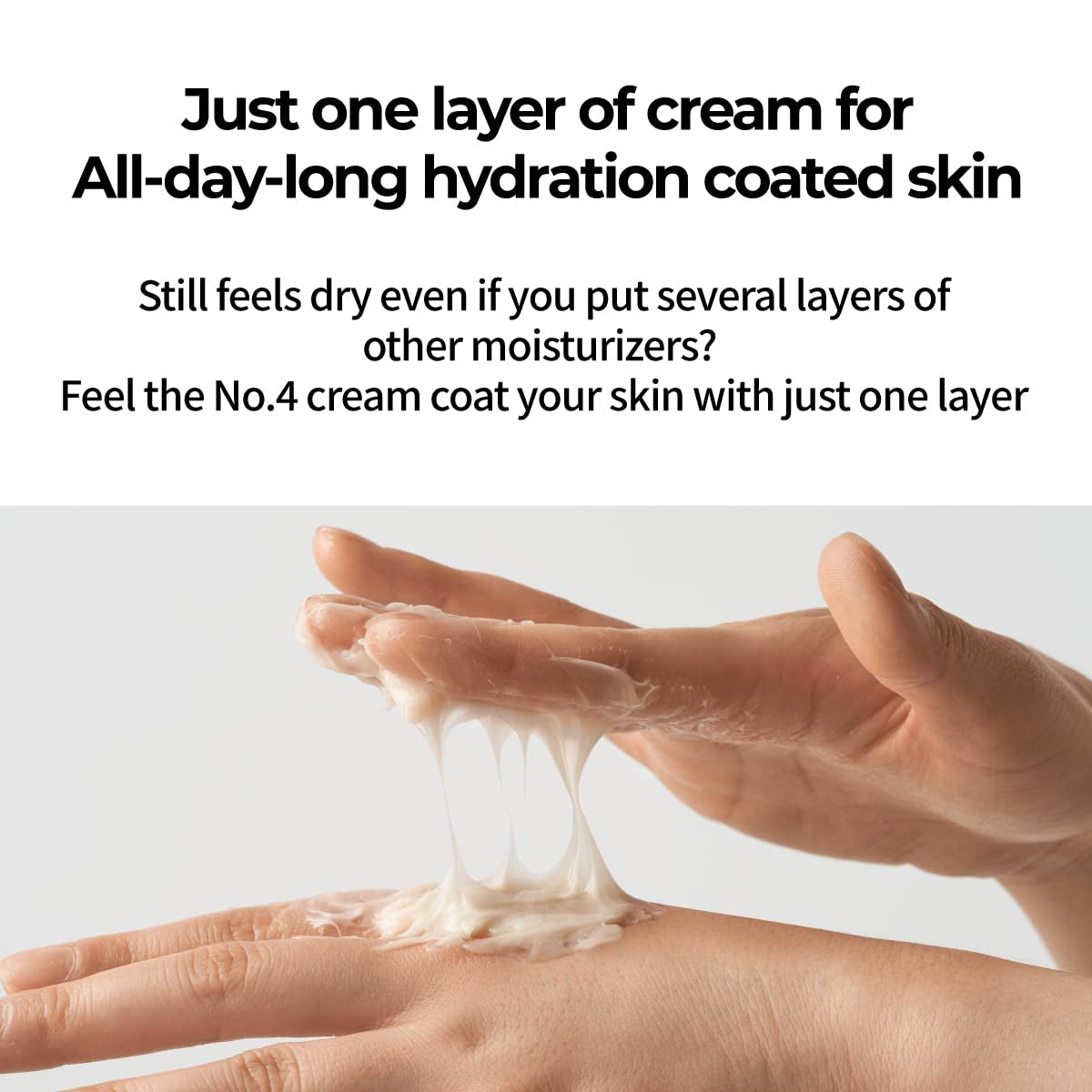 No.4 Cream | Full-Nutrient Firming Cream | Skin Elasticity, Wrinkle Care, Anti-Aging, Deeply Nourishing, Hydration | Red Ginseng, Panthenol, Niacinamide, Bifida | 2.02 Fl. Oz.