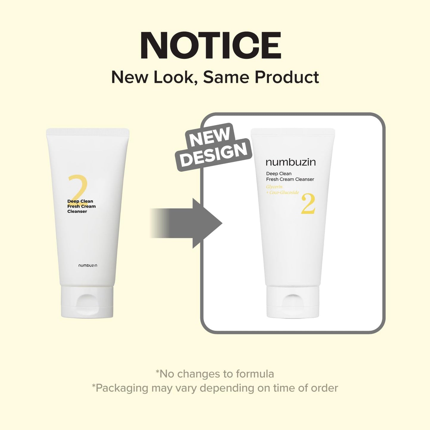 No.2 Cleansing Foam | Deep Clean Fresh Cream Cleanser | Foam Cleanser, Gentle Exfoliation, Deep Cleansing, Natural Ingredients | Blackheads, Excess Oil, Dead Skin Cells | 4.05 Fl. Oz.