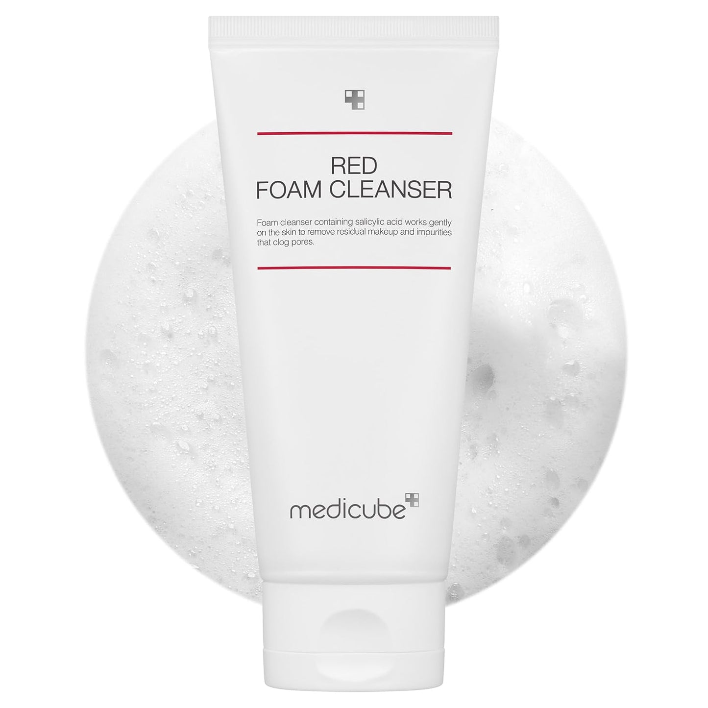Red Foam Cleanser - Deeply Cleanses, Remove Impurities, Control Sebum, | Korean Skincare