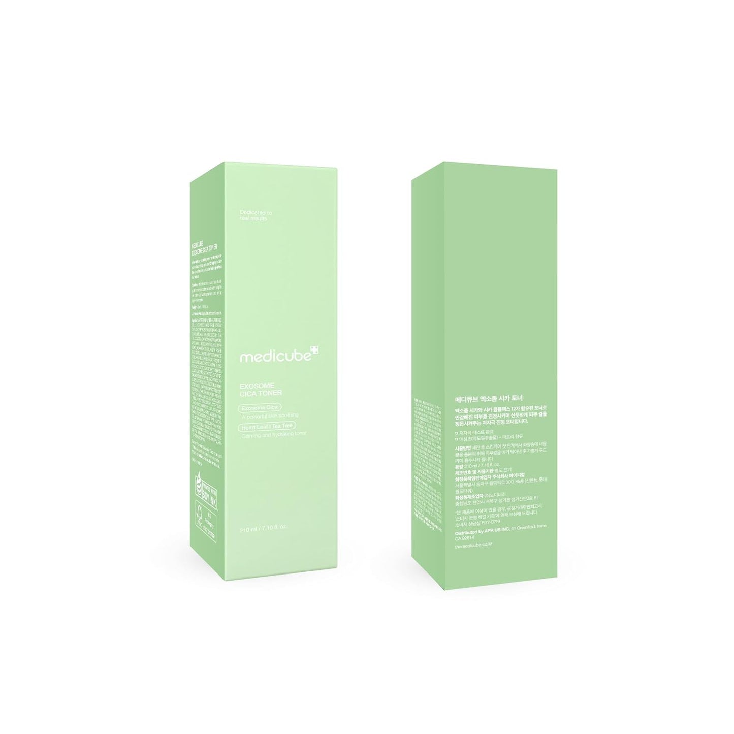 Exosome Cica Toner | Daily Soothing Toner with Exosome Cica, Heartleaf, Tea Tree, 12 Kinds of Cica | Low Irritation, Sebum Care Korean Skin Care, for Stressed Skin (210Ml / 7.10 Fl.Oz.)