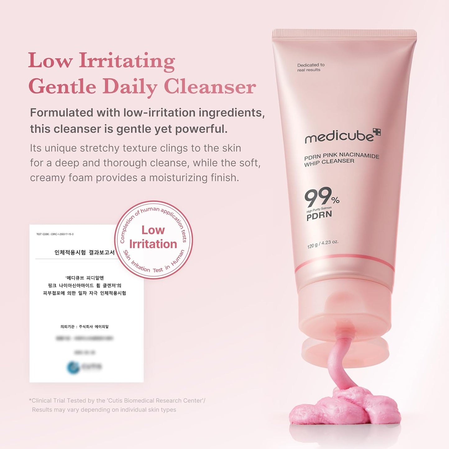 PDRN Marshmallow Whip Cleanser | Face Wash, Cleansing Foam for Pore Care & Uneven Skin Tone | Gentle Daily Deep Cleansing | Hydrating and Nourishing Facial Cleanser | Korean Skincare