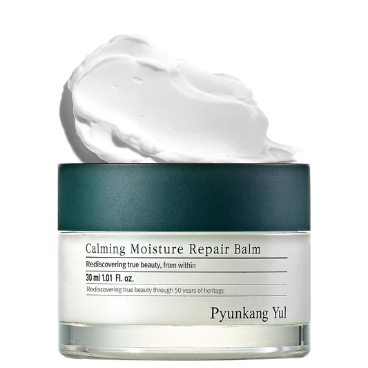 PKY Calming Moisture Repair Balm Instantly Calms Sensitive Skin, Face Moisturizer with Deep and Rich Nourishment, Vegan, Korean Skincare (1.01 Fl.Oz, 30Ml)