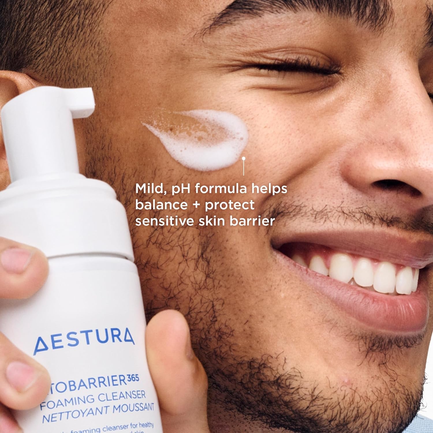 ATOBARRIER365 Gentle Ph-Balanced Foaming Cleanser with Ceramides | Korean Face Wash for Skin Moisture Barrier Repair, Hydrating Formula, Suitable for Dry Skin, 150ML / 5.07 Oz.
