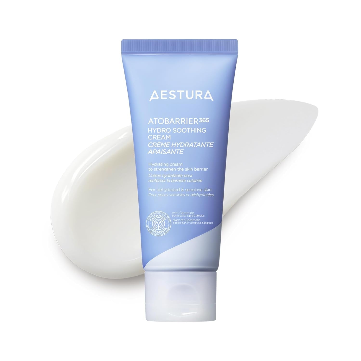 ATOBARRIER365 Hydro Soothing Gel Cream Moisturizer with Ceramides for Moisture Barrier Repair | Lightweight Hydration, Instant Cooling, Suitable for Sensitive Skin, 60ML / 2.03 Fl.Oz.