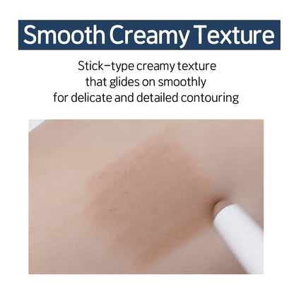 Reborn Maker Contour Stick #Warm Shading | Naturally Sculpt & Define | Creamy Formula for Seamless Blending | Multi-Purpose Contour Stick | Korean Makeup, Kbeauty, Perfect for Gift