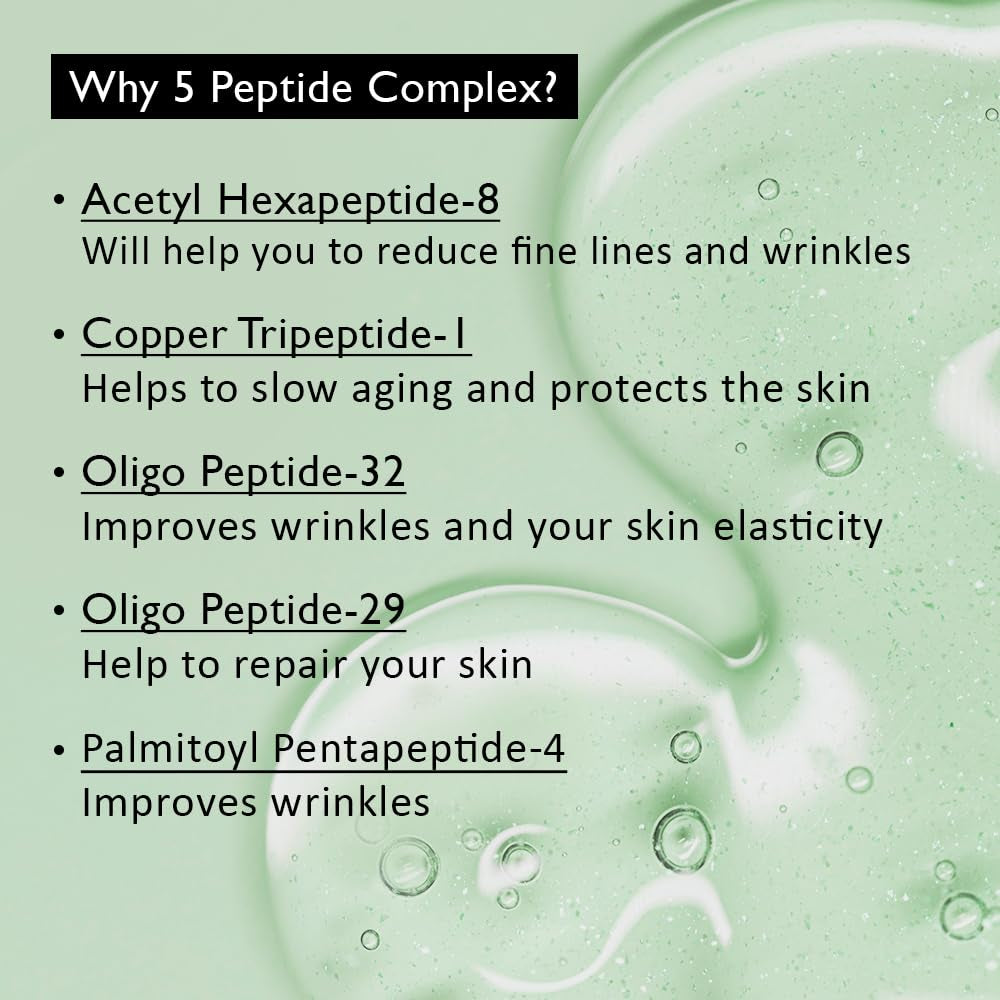 Wonder Centella Phyto & 5 Peptide Concentrate Cream, 1.01 Fl. Oz, Daily & Night Cream, Nourishing, Wrinkles Improvement for All Skin Types, Vegan, Cruelty-Free, Korean Skincare