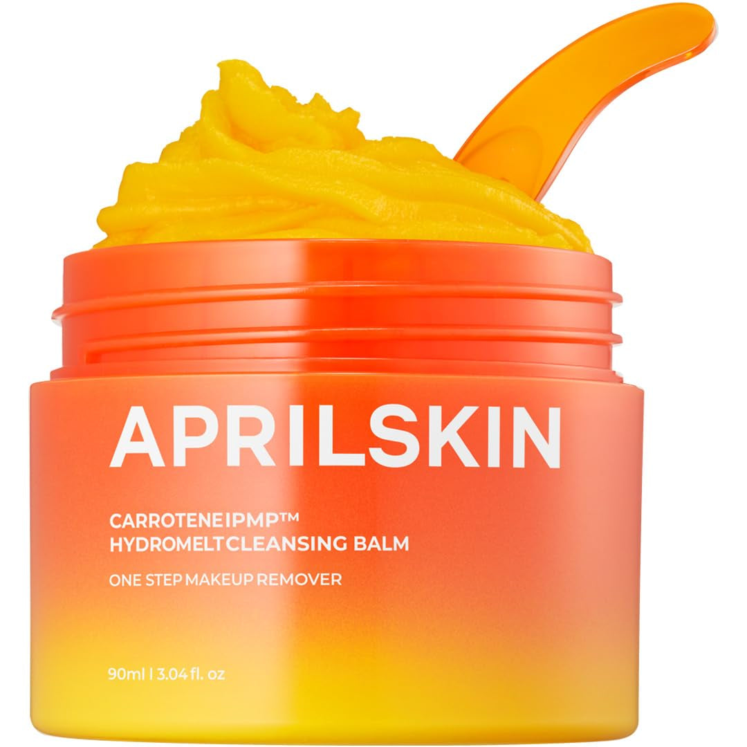Carrotene IPMP Hydromelt Cleansing Balm, 3.04 Fl.Oz, Noncomedogenic, Grapefruit Peel Oil, O-Cymen-5-Ol Helps Reduce Blackheads & Breakouts, for Sensitive & Oily Skin, Korean Skincare