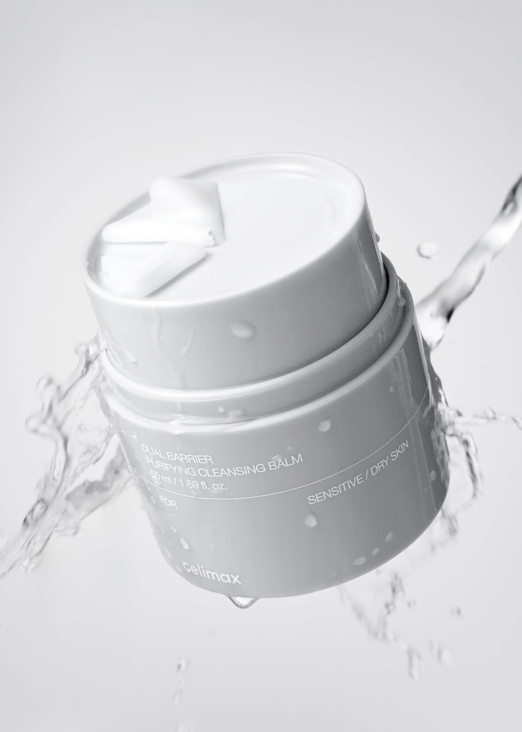 Dual Barrier Purifying Cleansing Balm | with Ceramides, Waterproof Makeup Remover, Pore Cleansing, Daily Use Cleanser, Grind Container, 50Ml
