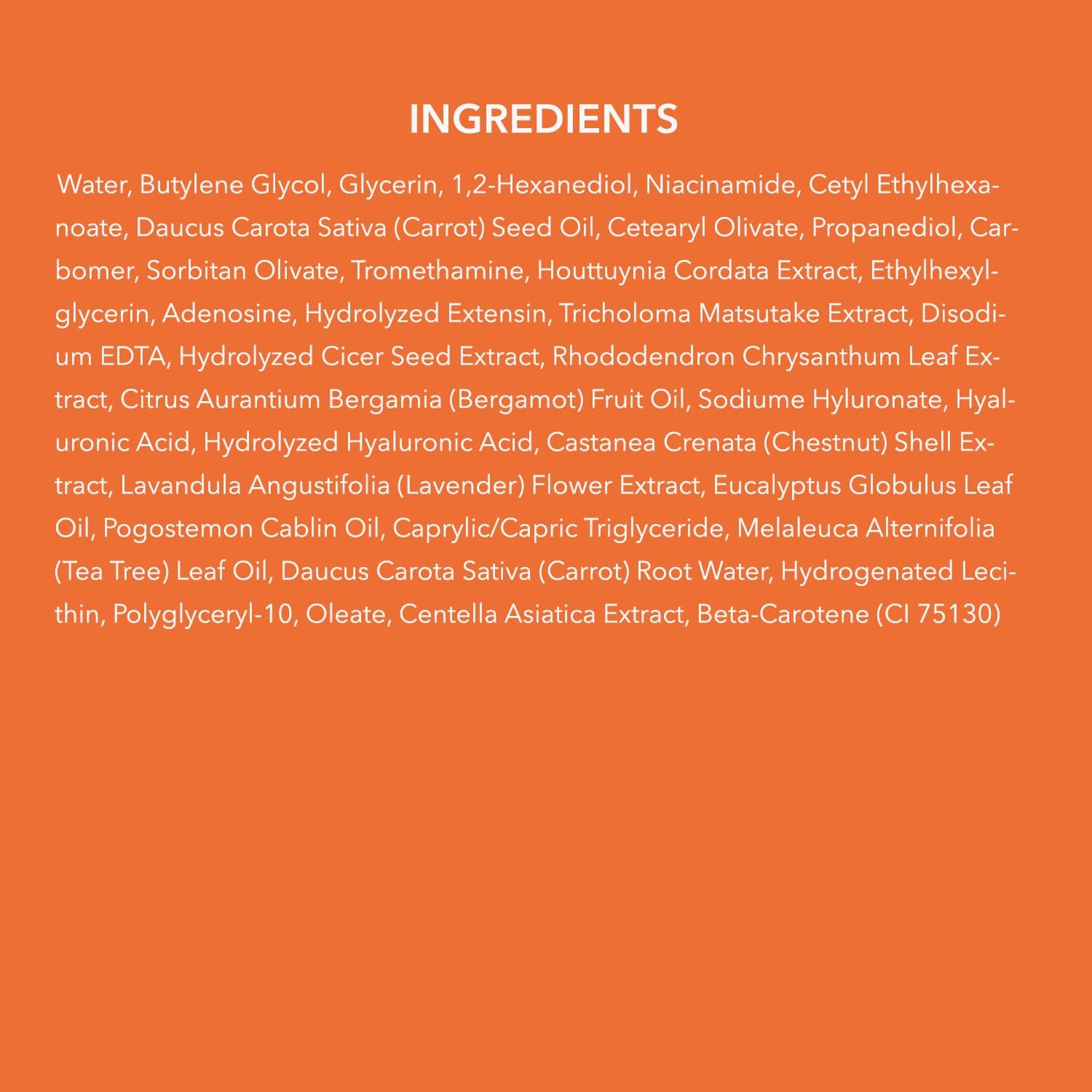 Carrotene Clarifying Facial Serum | Vegan, Non-Comedogenic | Blemish Clear, Dark Spot Corrector | Korea Skincare | Oily Skin, Sensitive Skin, Bumpy Skin | 1.25 Fl.Oz