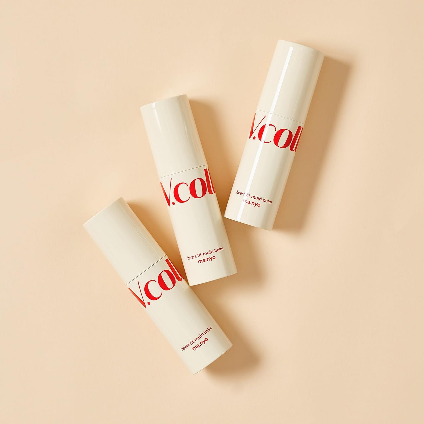 V.Collagen Heart Fit Multi Balm (10G/0.35Oz) - Moisturizing, Face, Neck and Eye Wrinkle Care & Brightening