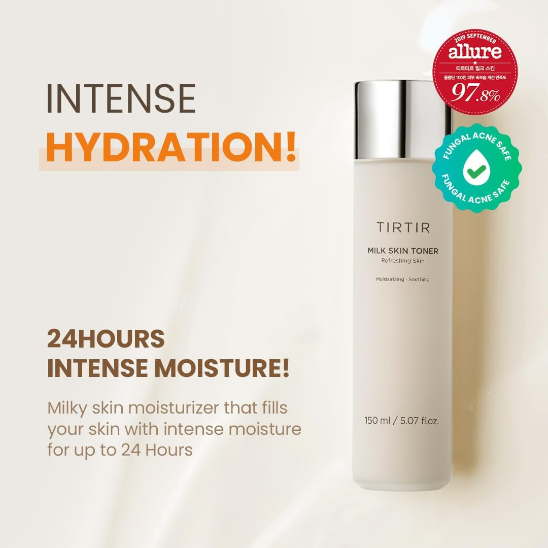 Milk Skin Rice Toner - Deep Moisturizing, Hydrating and Refreshing for Face, Niacinamide, Ceramide, Rice Bran Extract, Nature-Oriented Ingredients, Korean Skin Care, Vegan, 150Ml / 5.07 Fl.Oz.