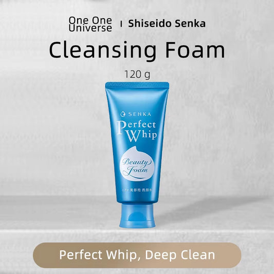 Senka Perfect Whip Beauty Foam Facial Cleanser 120G, Pack of 1, Made in Japan