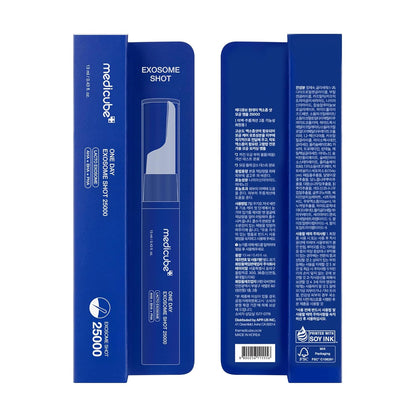 Zero Exosome Shot 25,000 PPM Spicule Facial Serum | Liquid Skin Booster Serum | Exosome, AHA+BHA+PHA | Pore Care, Dead Skin Cells, Skin Texture | Korean Skin Care 0.43 Fl.Oz