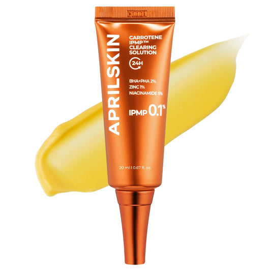 Carrotene IPMP™ Clearing Solution || Quickly Soothes Troubled Areas and Helps Clear Blemishes | Formulated with BHA, AHA, Niacinamide & Zinc Oxide | Vegan, Cruelty-Free (0.67Fl.Oz.)