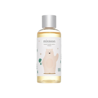 Soondy Centella Asiatica Essence Instant Hydrating & Soothing Essence for Irritated, Sensitive Skin for Korean Skincare for Glass Skin-Jeju Island Cica Extracts (3.38 Fl.Oz / 100Ml)