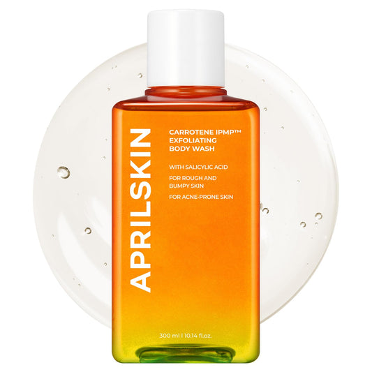 Carrotene IPMP™ Exfoliating Body Wash | Salicylic Acid Body Wash Improve Rough & Bumpy Skin, Body Acne, Keratosis Pilaris with Niacinamide & Ceramides | Vegan & Cruelty-Free | 10.14 Fl.Oz