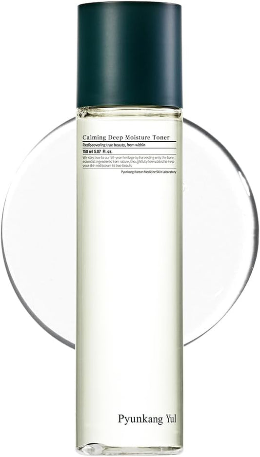 PKY Calming Deep Moisture Toner - Face Toner for Women Containing AHA and PHA - for Teens and Adults - Astringent for Face - Korean Facial Toner - 150Ml 5.07 Fl. Oz.