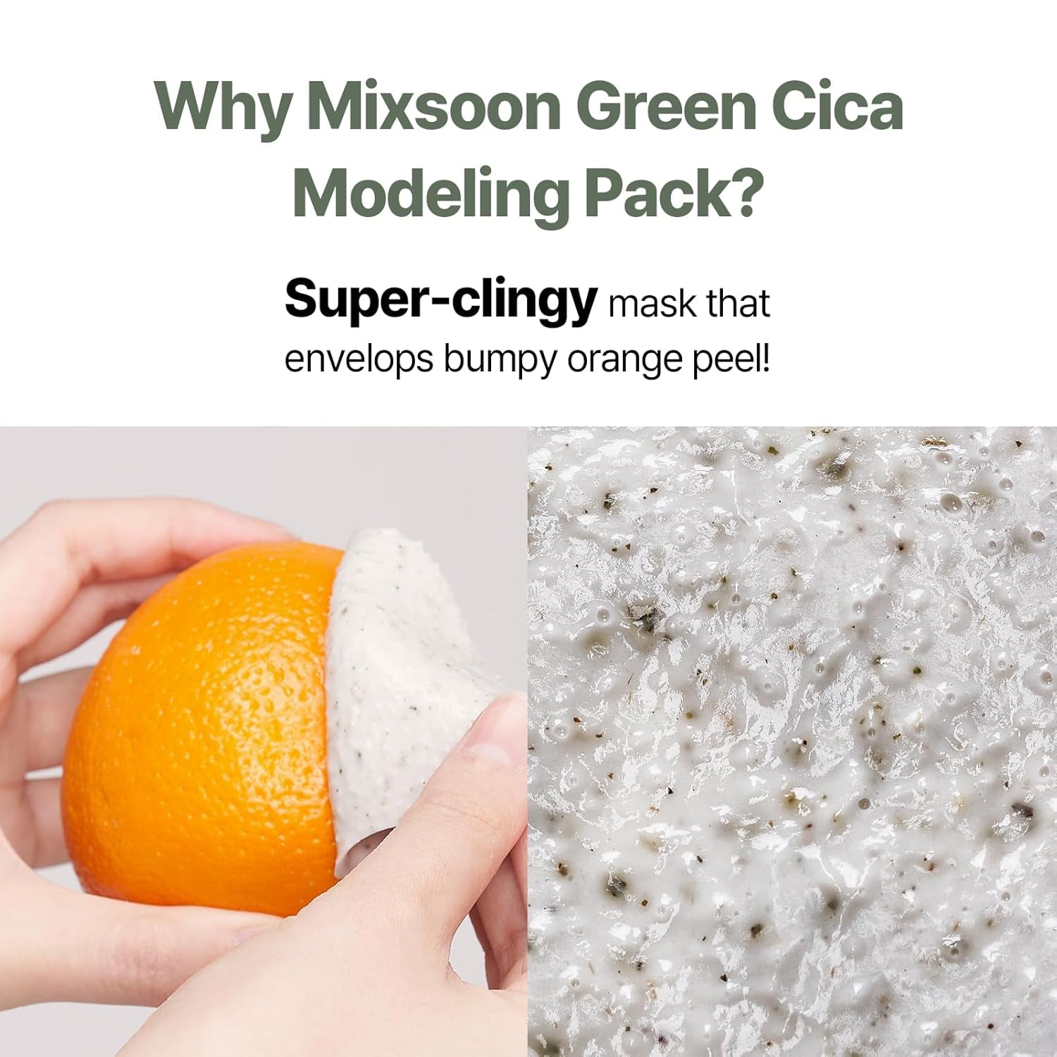 Green Cica Modeling Pack (5Ea) Renew Version | Moisturizing Melting Pack Increases Cooling Sensation and Hydration Level