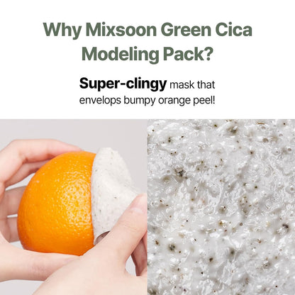 Green Cica Modeling Pack (5Ea) Renew Version | Moisturizing Melting Pack Increases Cooling Sensation and Hydration Level