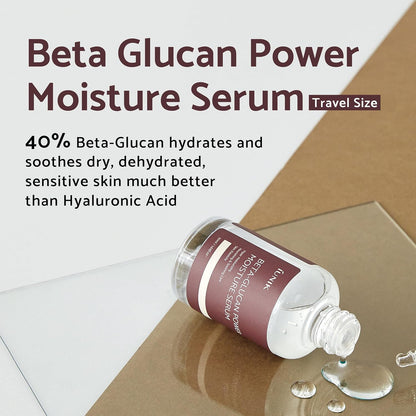 Beta-Glucan Edition Skincare Set (Cream 2.02 Fl.Oz. & Mini Serum 0.51 Fl.Oz.) - Featuring the Powerful Beta-Glucan to Moisturize, Revitalize, and Reinforce the Skin with Ewg-Green Ingredients