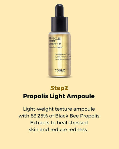 Honey Glow Kit, Korean Skin Care Set with Propolis Facial Toner, Serum, & Cream, Mini Travel Essentials, Deep Moisture, Hydration, Nourishment, Travel Size Gift Set, Korean Skin Care