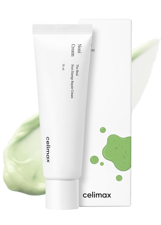 the Real Noni Energy Repair Cream | with Ceramide, Moisturizing, Soothing, Hydrating, anti Aging, Brightening, for Wrinkle & Fine Line, for Sensitive Dry Oily Skin, 50Ml