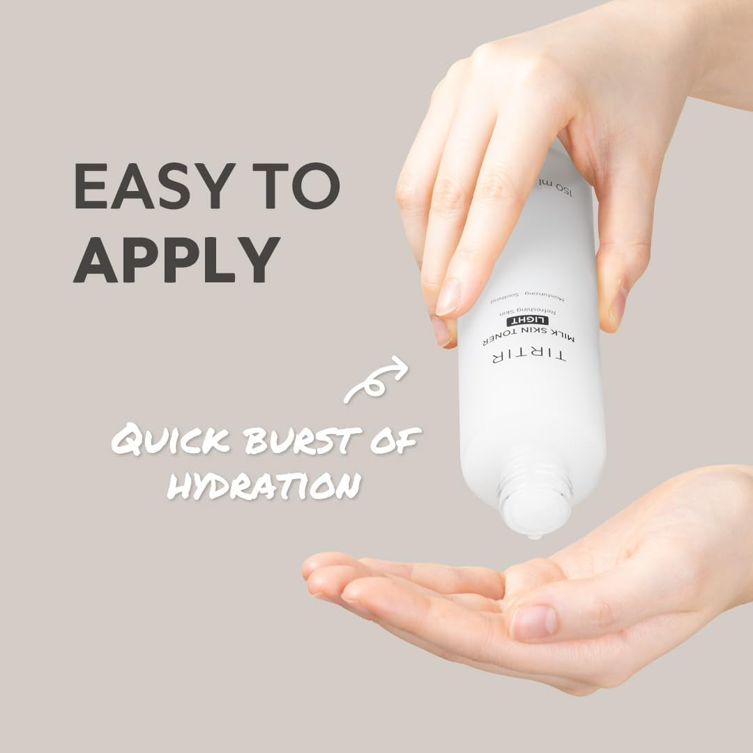 Milk Skin Toner Light | Instant Hydration with 4% Niacinamide, Pore-Tightening, Vegan Toner for Acne-Prone, Sensitive & Oily Skin, Fungal Acne Safe, Panthenol, Allantoin, Vitamin B
