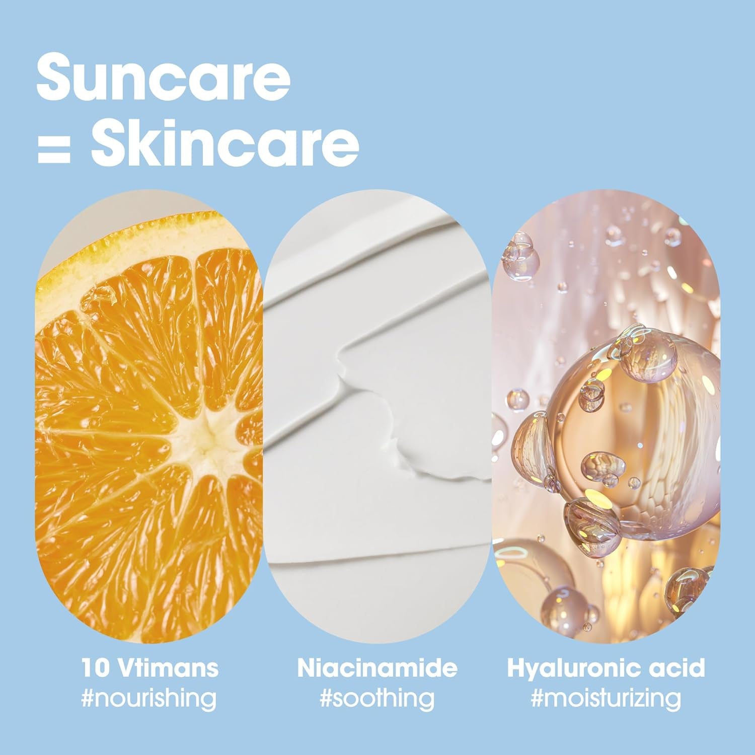 V10 Hyal Air Fit Sunscreen SPF 50 – 1.69Oz, 50Ml – Korean Centella Sunscreen for Face with UV Protection – Non-Greasy, No White Cast, No Eye Irritation for Sensitive Skin – Korean Skin Care